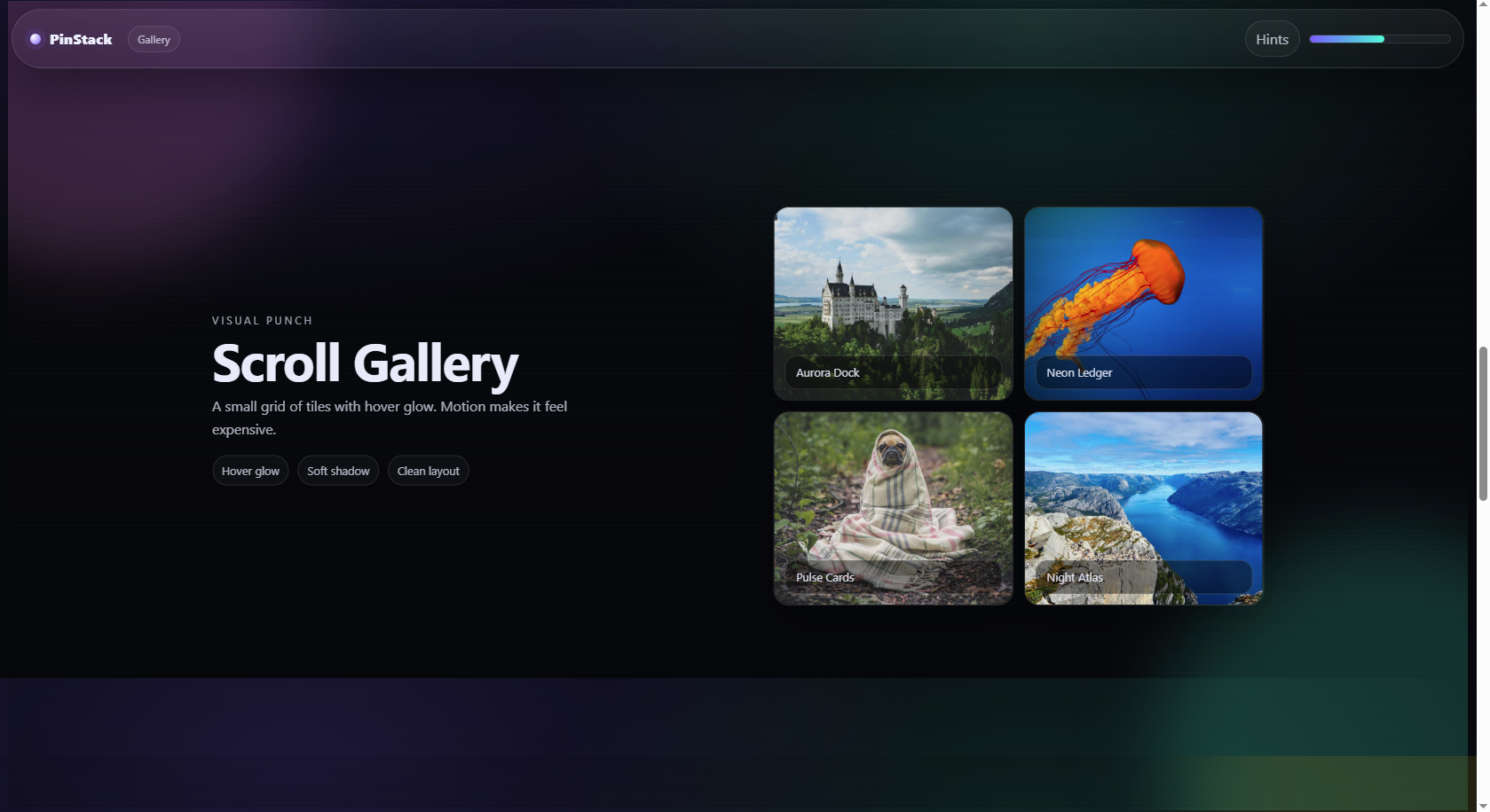 scroll animation website